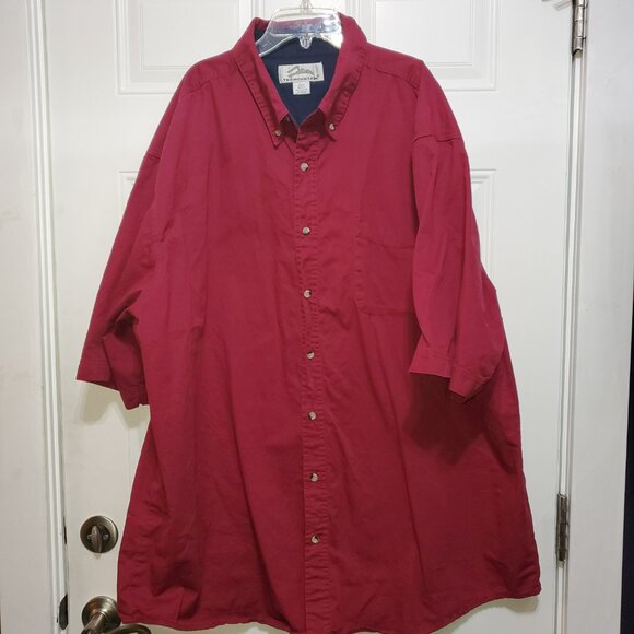 Tri-Mountain Men's Short Sleeve Button Down Shirt 3XLT - Picture 1 of 11